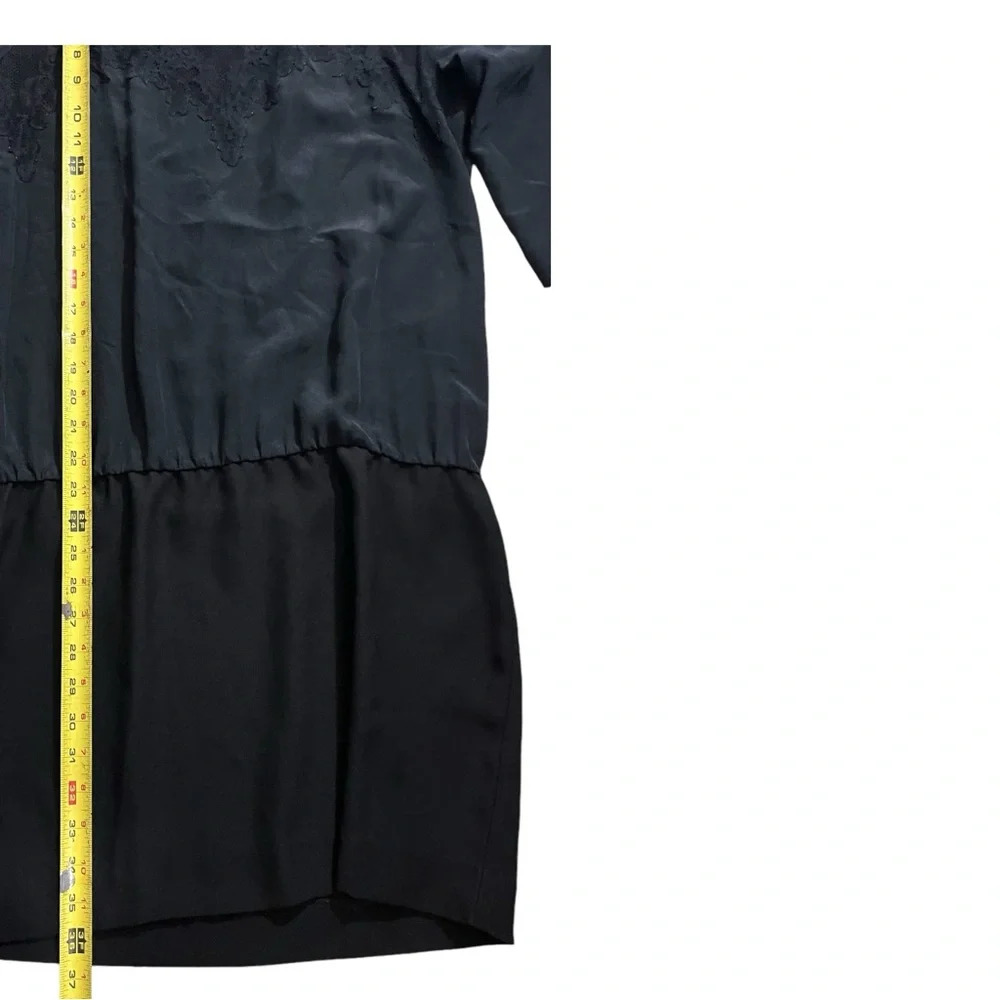 Maje Black and Cream Dress - Picture 6 of 6